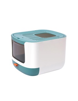 Environmentally Friendly Enclosed Litter Box