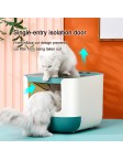Environmentally Friendly Enclosed Litter Box