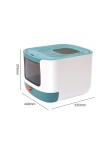 Environmentally Friendly Enclosed Litter Box