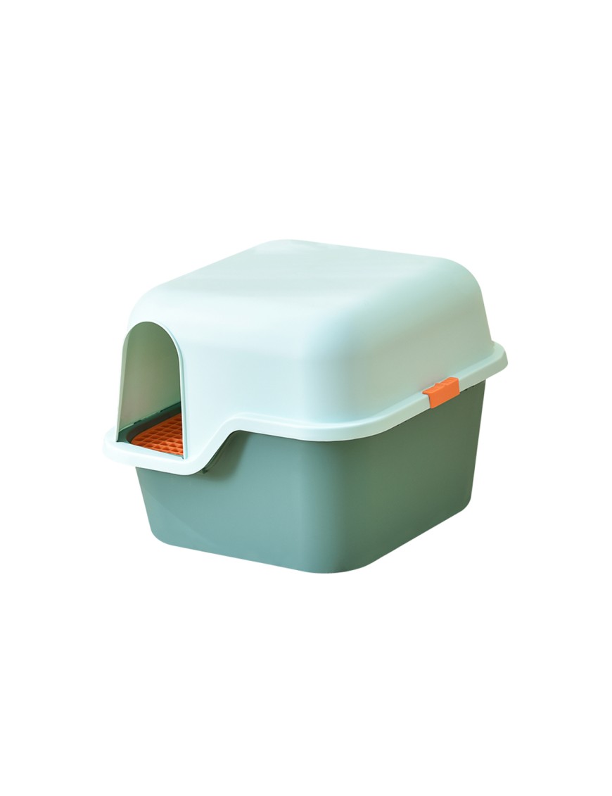 Two Color Enclosed Litter Box