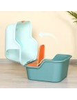 Two Color Enclosed Litter Box