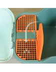 Two Color Enclosed Litter Box