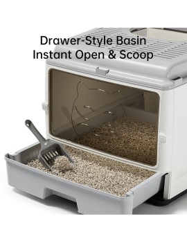 Thickened Drawer Style Cat Litter Box