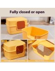 Odor Resistant Hooded Litter Box