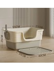 Square Splash Proof Litter Box