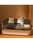 Deep Splash Proof Cat Litter Box
