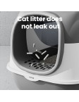 PP Plastic Odor Resistant Cat Litter Box