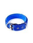 Solid Color Adjustable Nylon Dog Collar