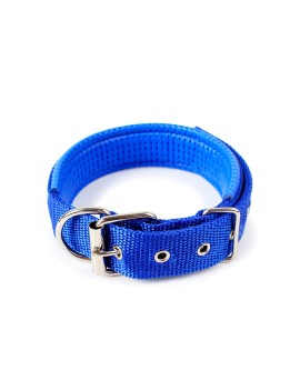 Solid Color Adjustable Nylon Dog Collar
