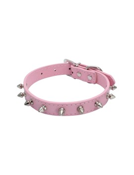 Riveted Spiked Dog Collar