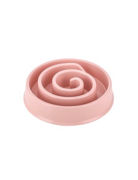 Spiral Snail Shaped Slow Feeding Pet Bowl