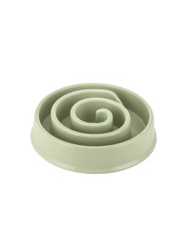 Spiral Snail Shaped Slow Feeding Pet Bowl
