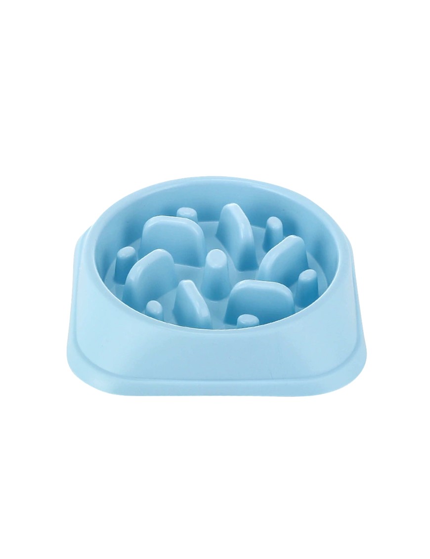 Plastic Slow Feeding Pet Bowl