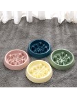 Round Slow Feeding Pet Bowl