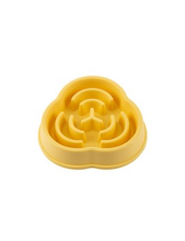 Premium Plastic Slow Feeding Pet Bowl