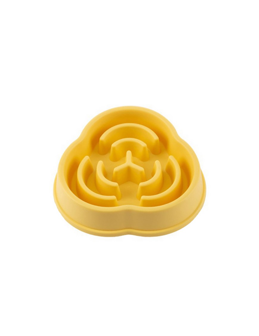 Premium Plastic Slow Feeding Pet Bowl