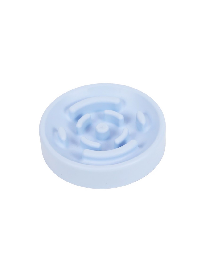 Solid Color Smooth Pet Slow Feeding Bowl