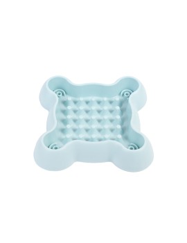Four Corner Slow Feeding Pet Bowl