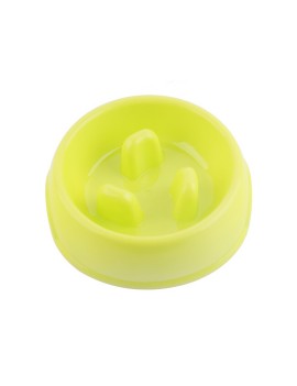 Solid Color Pet Slow Feeding Bowl