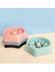 Large Mouth High Foot Slow Feeding Pet Bowl