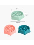 Large Mouth High Foot Slow Feeding Pet Bowl