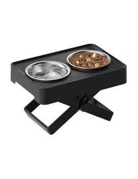 Elevated Adjustable Dog Food Bowl
