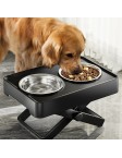 Elevated Adjustable Dog Food Bowl