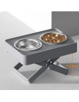 Elevated Adjustable Dog Food Bowl