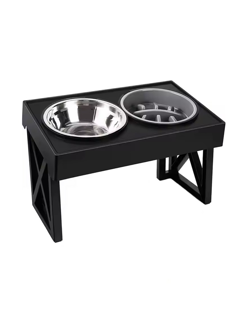 2 in 1 Adjustable Dog Food Bowl