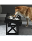 2 in 1 Adjustable Dog Food Bowl