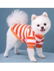 Comfortable Contrast Stripe Vest for Pets