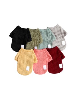 Cable Knit Pet Sweater
