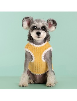 Pet Striped Plush Vest