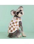 Pet Plaid Plush Vest