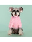 Contrast Color Plush Sweater for Pets