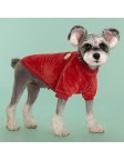 Contrast Color Plush Sweater for Pets