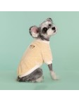 Contrast Color Plush Sweater for Pets