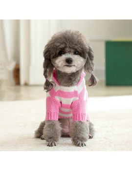 Pet Striped Christmas Sweater