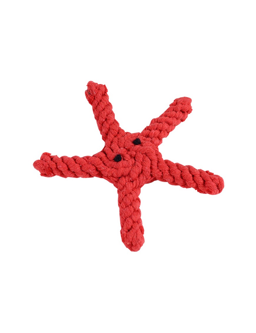 Knitted Starfish Pet Toy