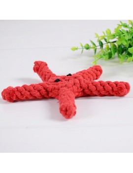 Knitted Starfish Pet Toy