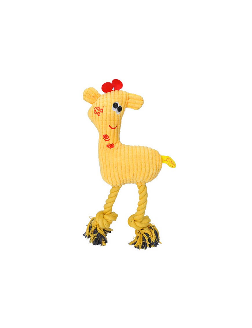 Plush Squeaky Rope Pet Toy