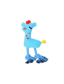 Plush Squeaky Rope Pet Toy