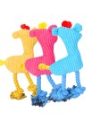 Plush Squeaky Rope Pet Toy