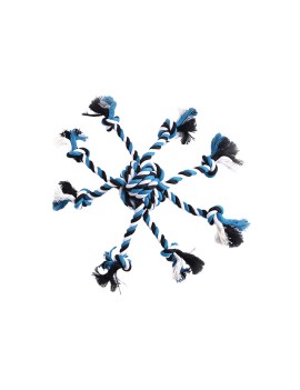 Contrast Color Braided Rope Pet Toy