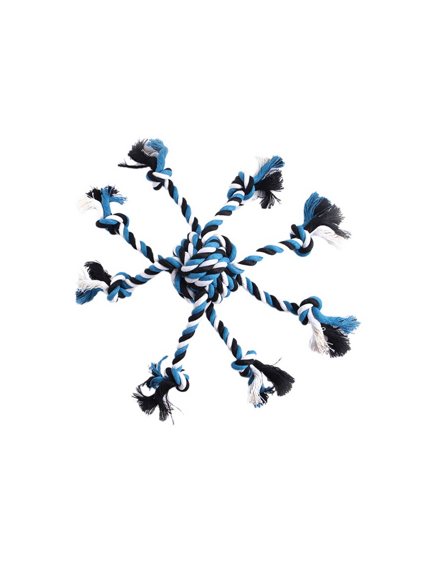 Contrast Color Braided Rope Pet Toy