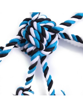 Contrast Color Braided Rope Pet Toy