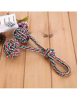 Braided Double Ball Pet Toy