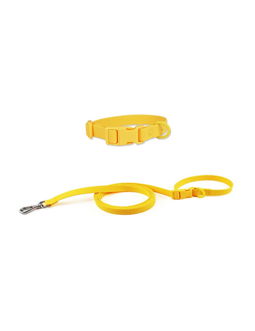 Silicone Waterproof PVC Dog Collar Set