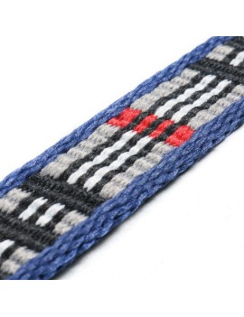 Contrast Color Braided Dog Collar Set