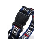 Contrast Color Braided Dog Collar Set